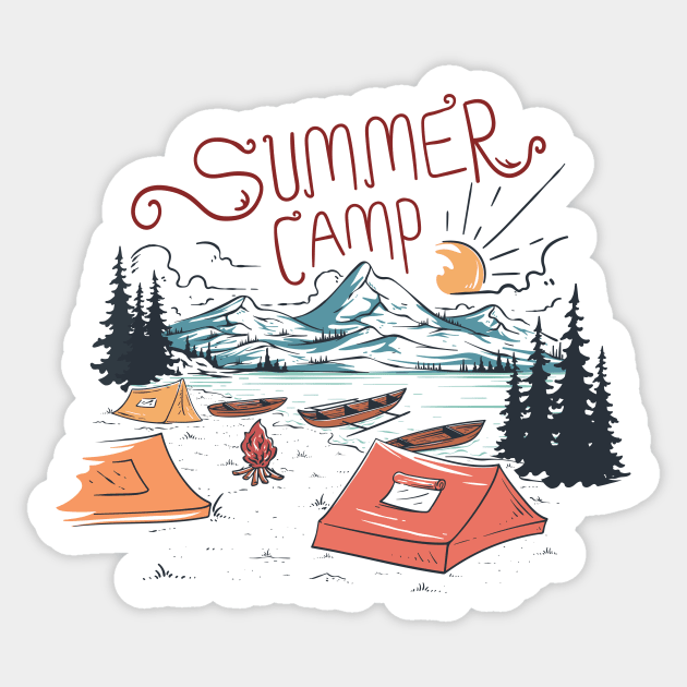 Summer camp Sticker by dewantyovani